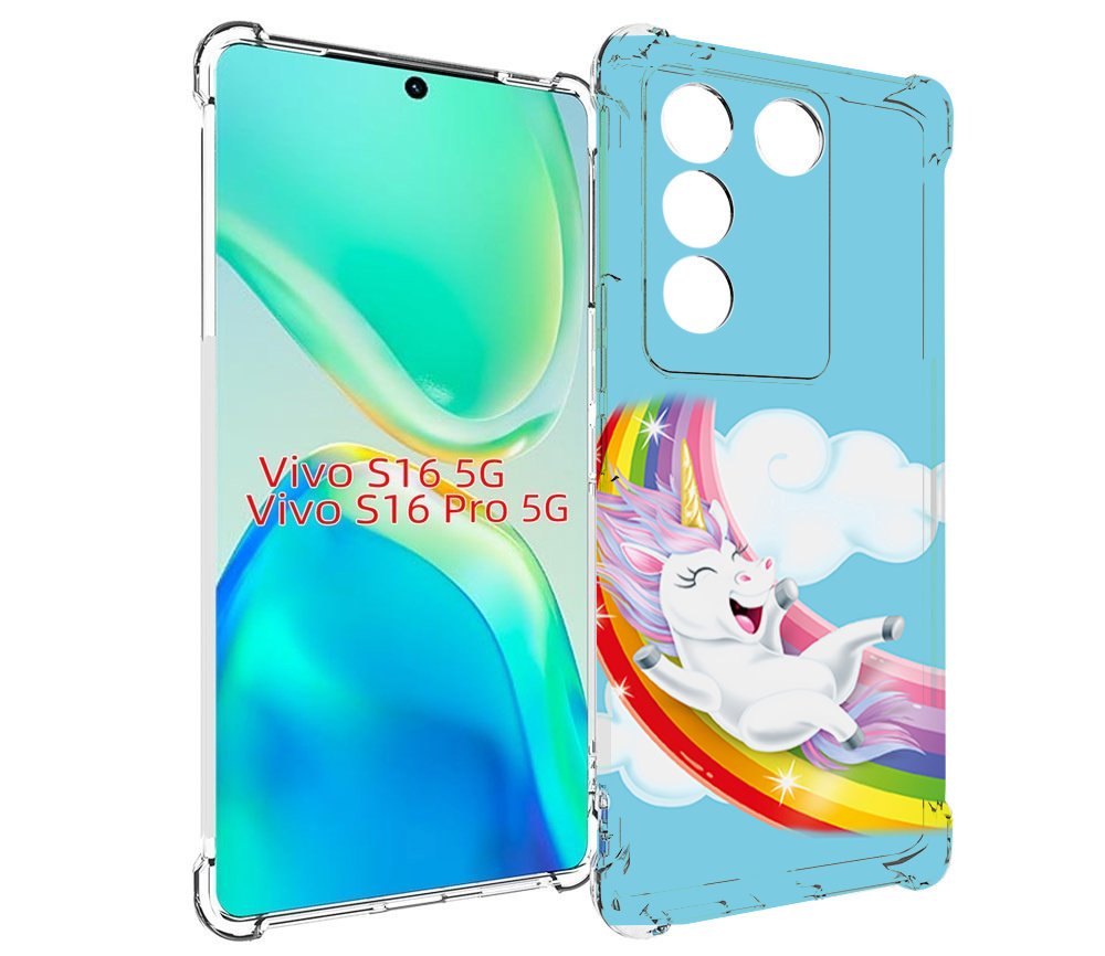 

Чехол MyPads единорог-на-радуге для Vivo S16 5G/S16 Pro 5G/V27/V27 Pro, Tocco