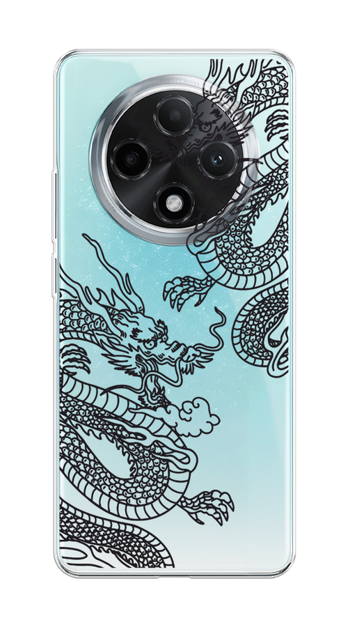 

Чехол на Oppo A3 Pro 5G "Два китайских дракона", Серый;черный, 2517950-1