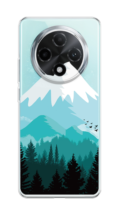 

Чехол на Oppo A3 Pro 5G "Синяя снежная гора", Белый;голубой;бирюзовый, 2517950-1