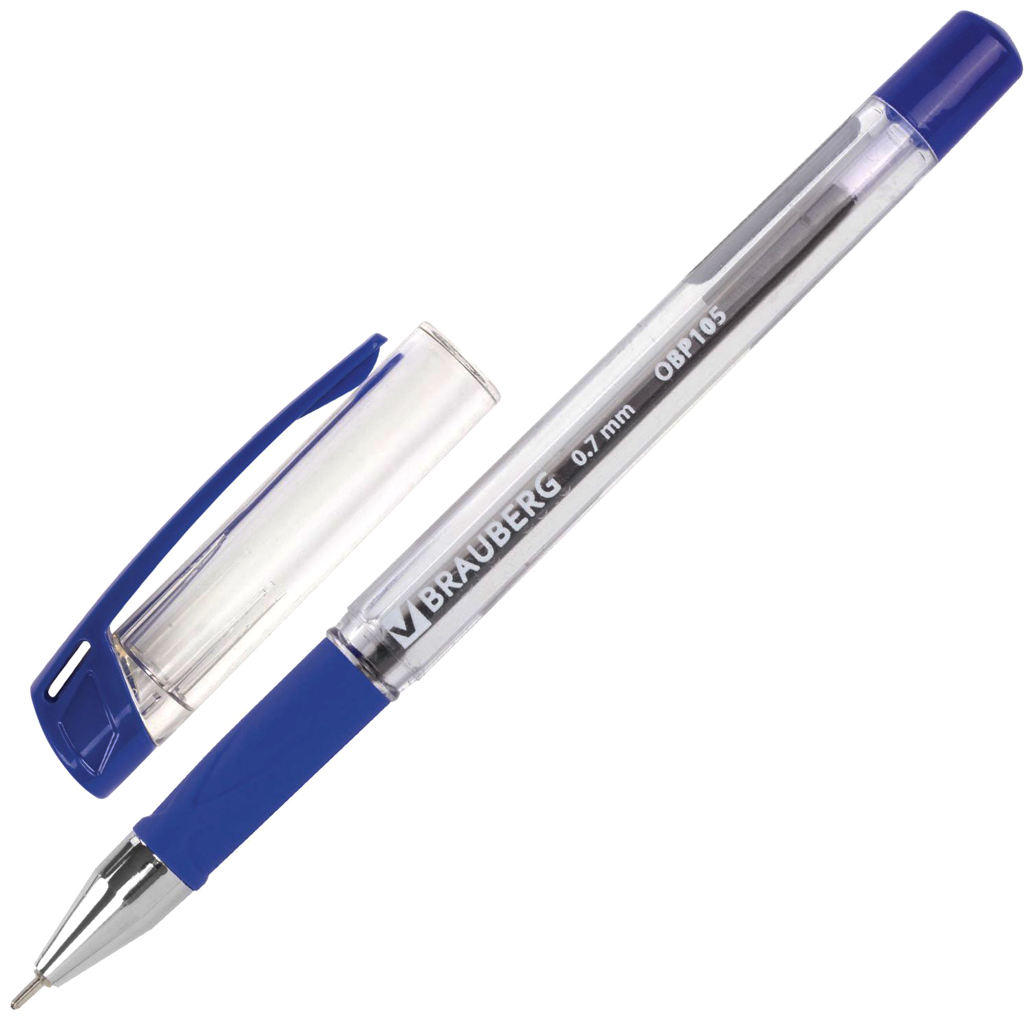 

Ручка шариковая Brauberg Active 142683, синяя, 0,7 мм, 1 шт.