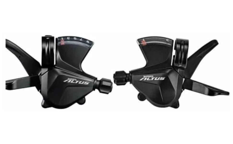 

Шифтер левый+правый SHIMANO Altus M2010 2x9 ск, Черный, Altus M2010