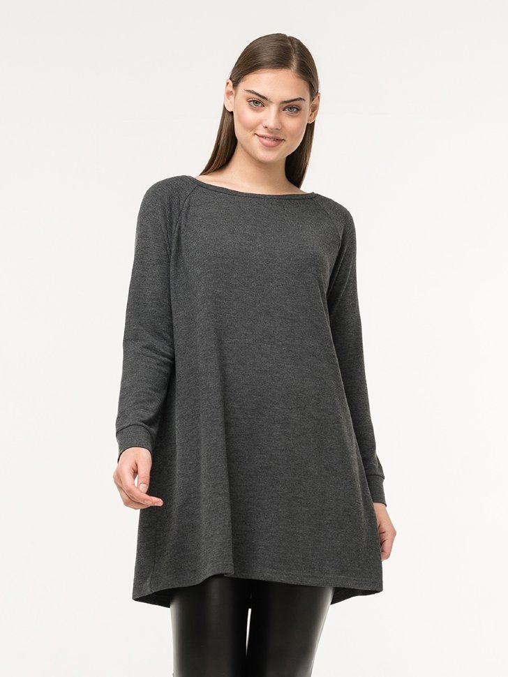 

Туника женская LIOLI UTN010201Jersey серая 50 RU, UTN010201Jersey