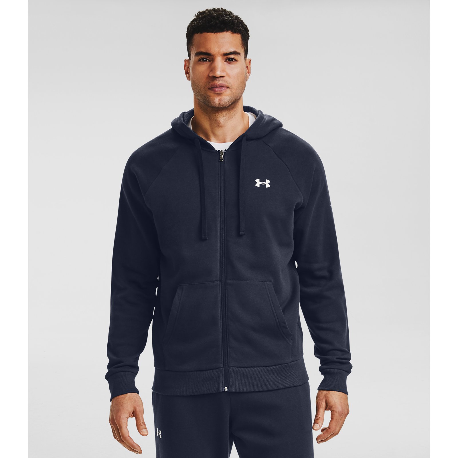 фото Толстовка мужская under armour 1357106-410 черная xl