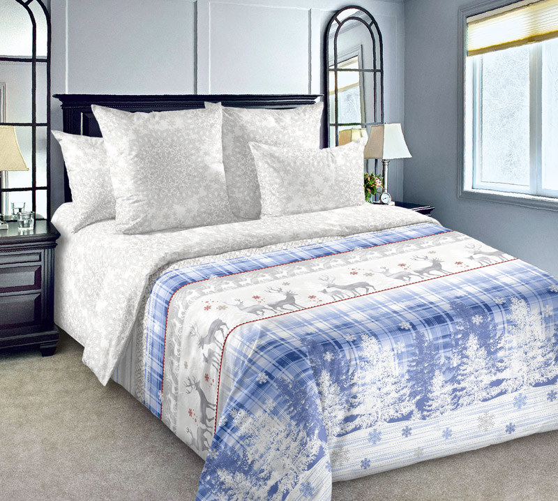 Постельное белье Текс-Дизайн Лесной олень 1, поплин, 2-спальное