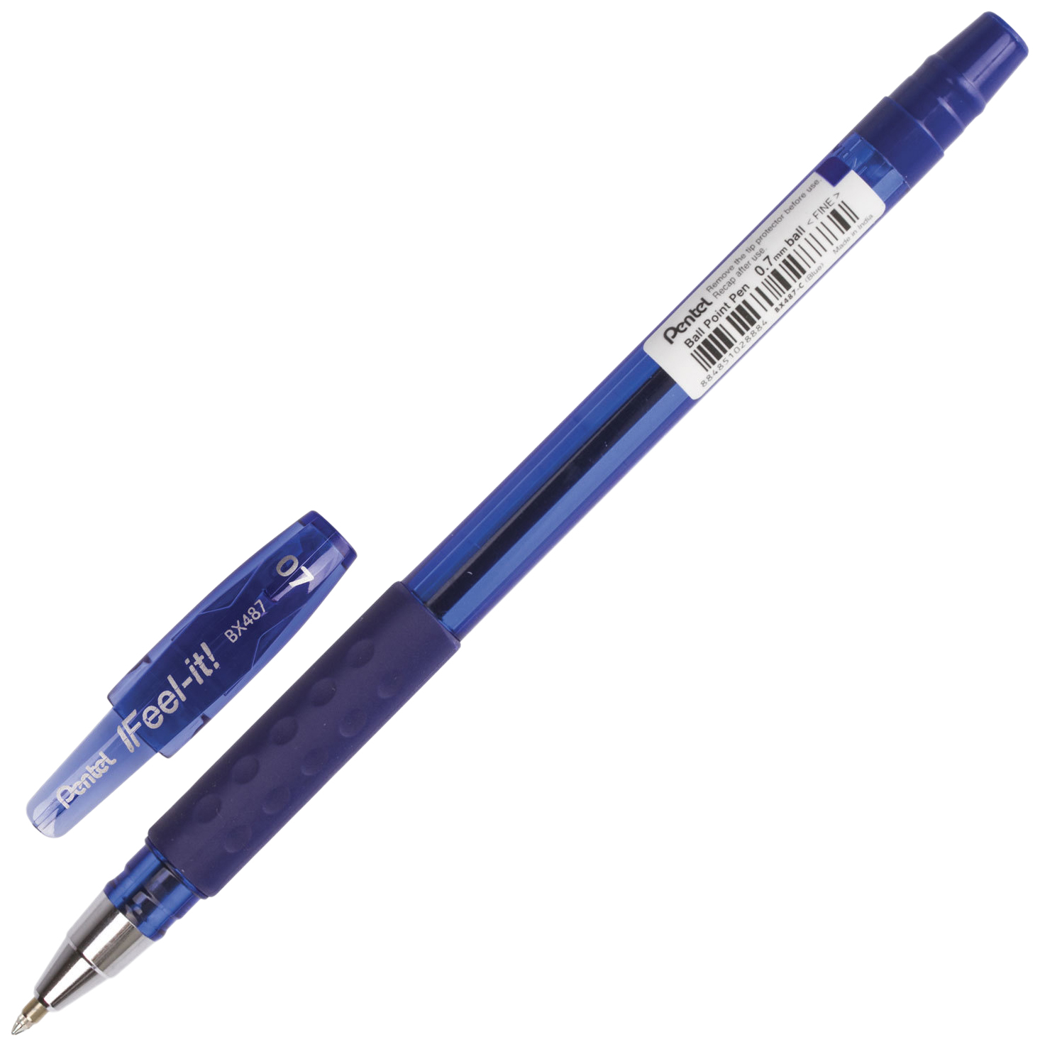 Ручка шариковая Pentel Feel It! 142670, синяя, 0,7 мм, 1 шт.