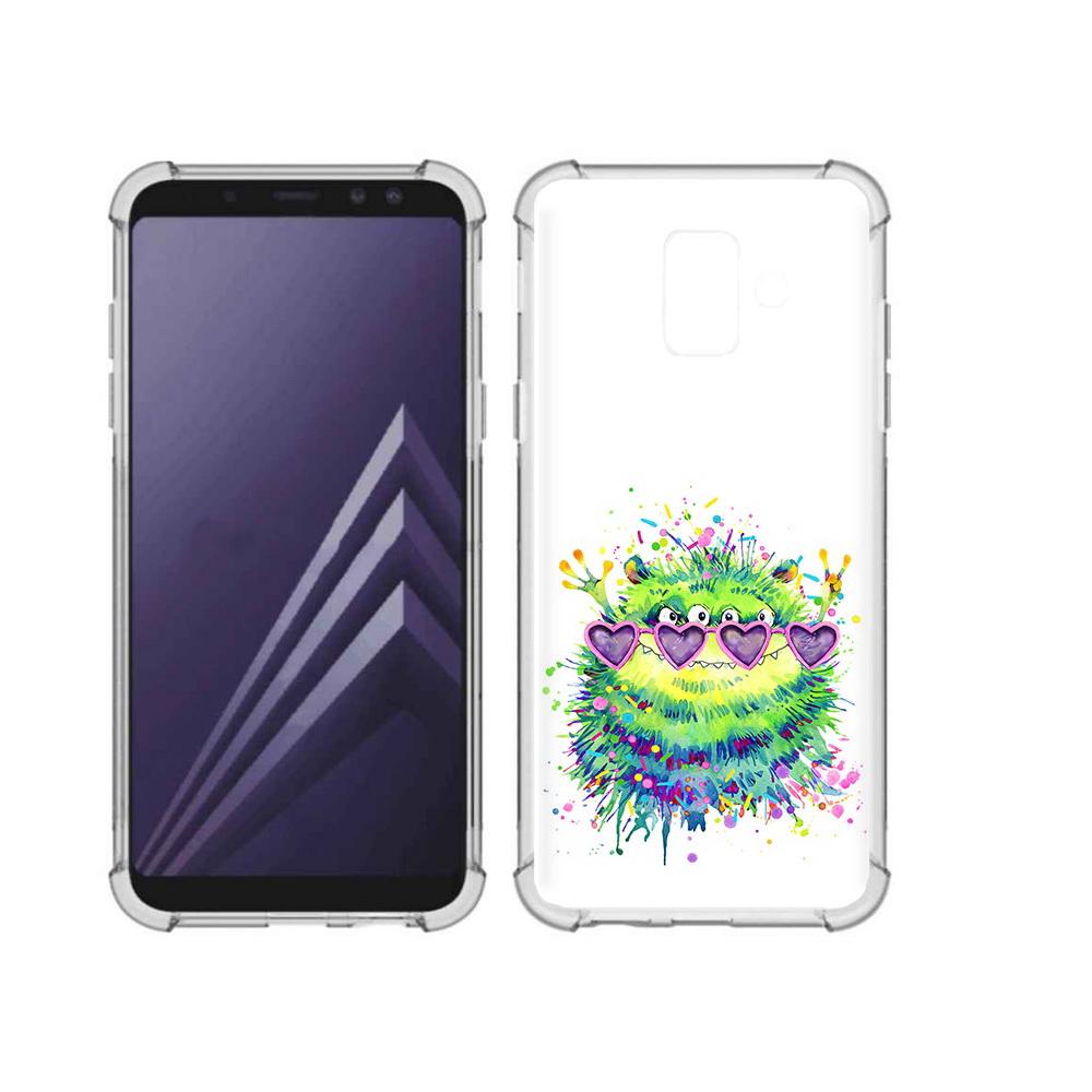 

Чехол MyPads Tocco для Samsung Galaxy A6 (2018) Пушистый персонаж (PT111558.582.142), Прозрачный, Tocco