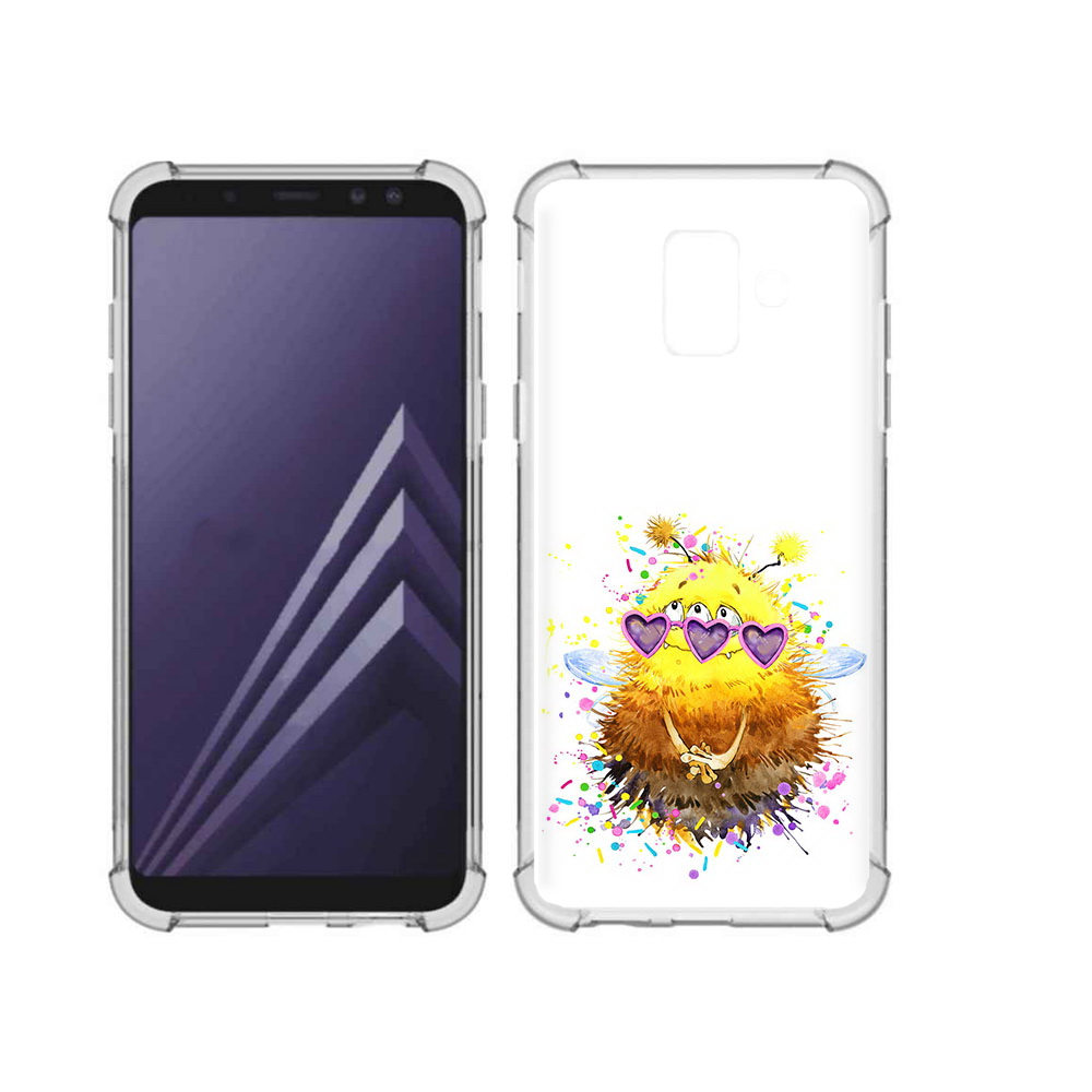 

Чехол MyPads Tocco для Samsung Galaxy A6 (2018) Пушитый шмель (PT111558.582.143), Прозрачный, Tocco