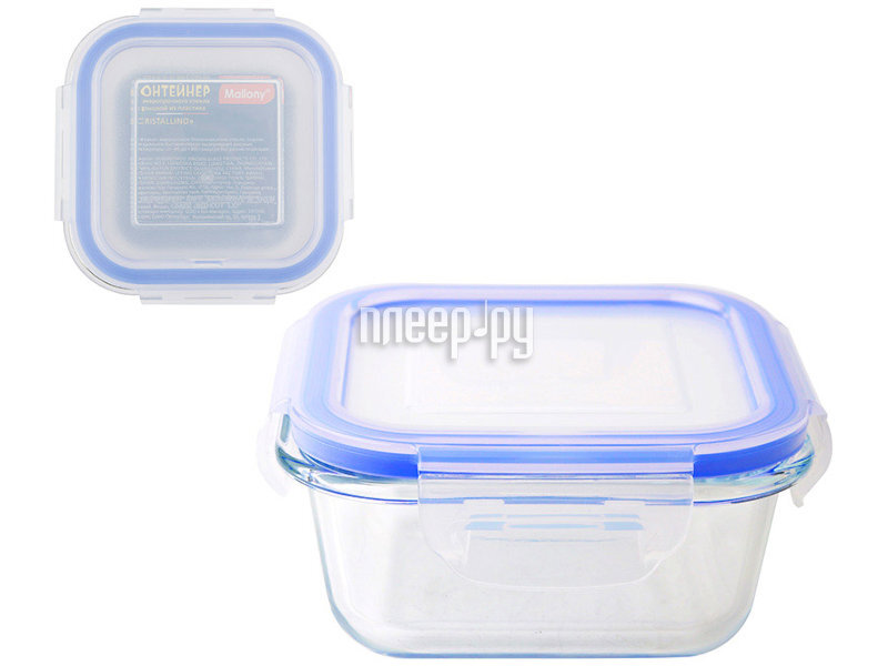 

Контейнер Mallony Cristallino 500ml 003125, Синий