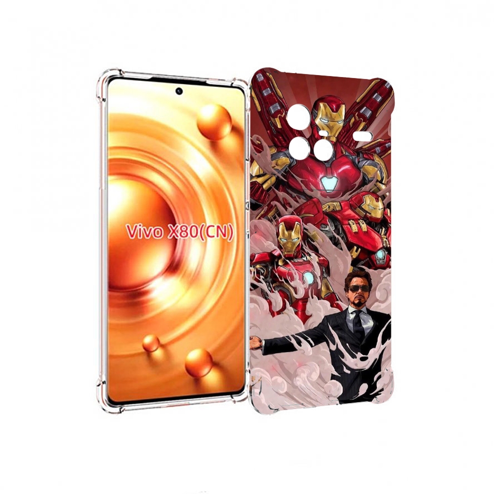 

Чехол Mypads Тони-Старк-И-Костюмы Для Vivo X80, Прозрачный, Tocco