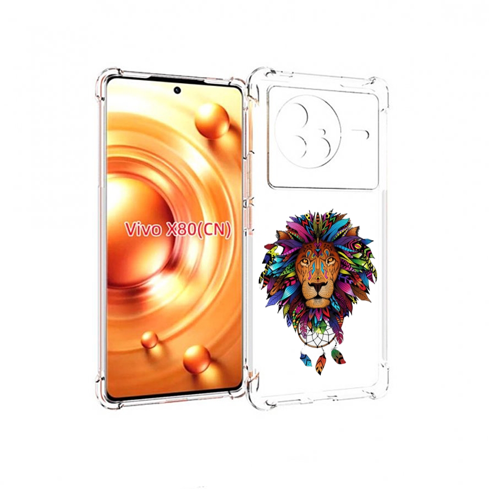 

Чехол Mypads Тотемный Лев Для Vivo X80, Прозрачный, Tocco