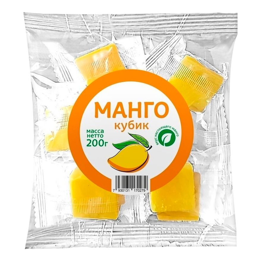 

Конфеты жевательные со вкусом манго 200 г