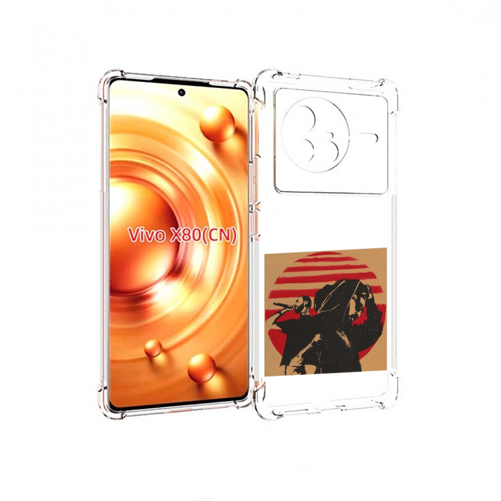 

Чехол Mypads Утопия Мияги И Энди Панда Для Vivo X80, Прозрачный, Tocco