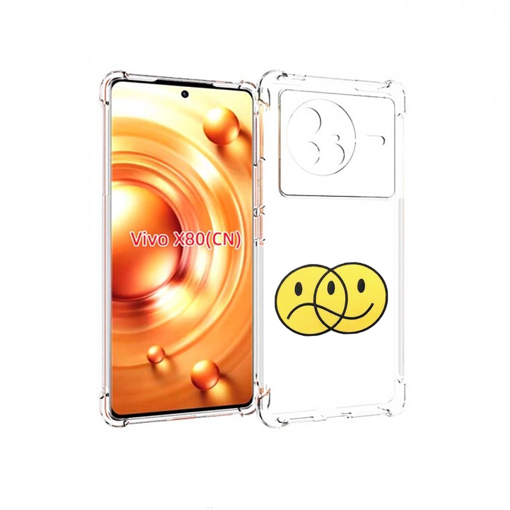 

Чехол Mypads Хиппи Для Vivo X80, Прозрачный, Tocco