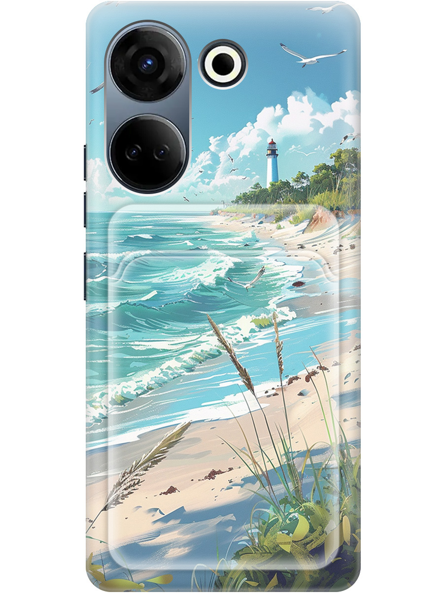 

Силиконовый чехол на Tecno Camon 20 / 20 Pro с принтом 803547, Белый;голубой;зеленый;прозрачный, 772566041