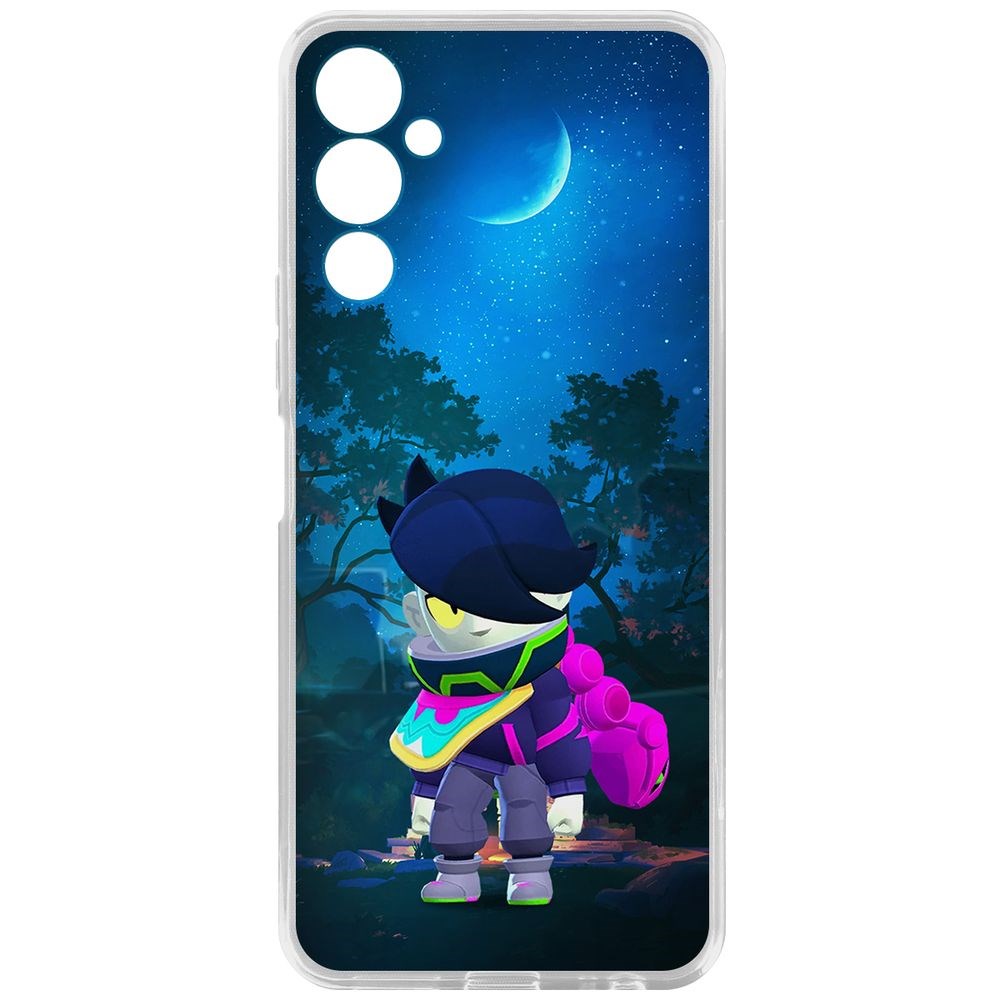 

Чехол-накладка Кейс Brawl Stars-Орочи Эдгар для Tecno Pova 4, Прозрачный