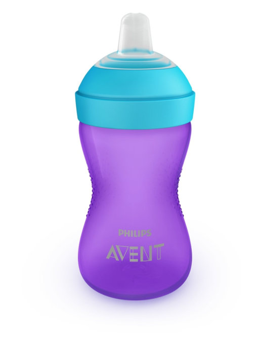 Чашка-непроливайка Philips Avent с мягким носиком SCF80202 поильник детский с твёрдым носиком с ручками 150 мл голубой синий