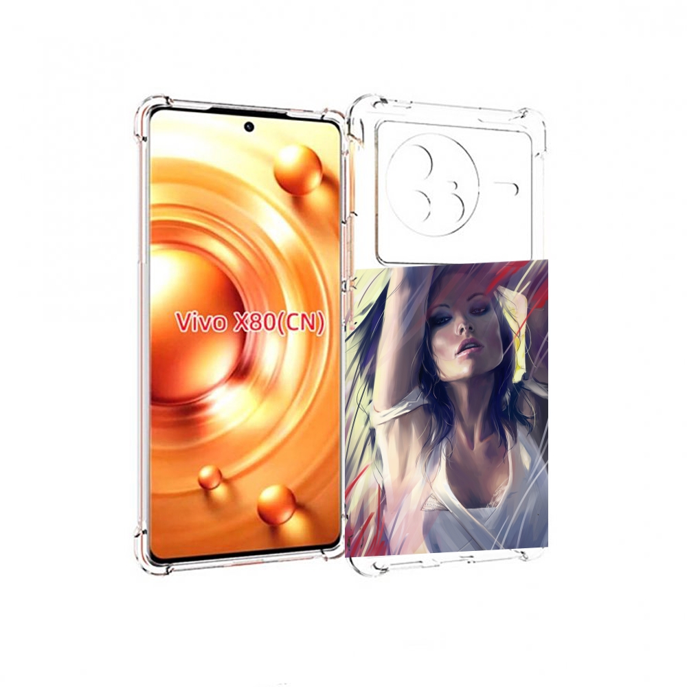 

Чехол Mypads Акварельная-Девушка Женской Для Vivo X80, Прозрачный, Tocco