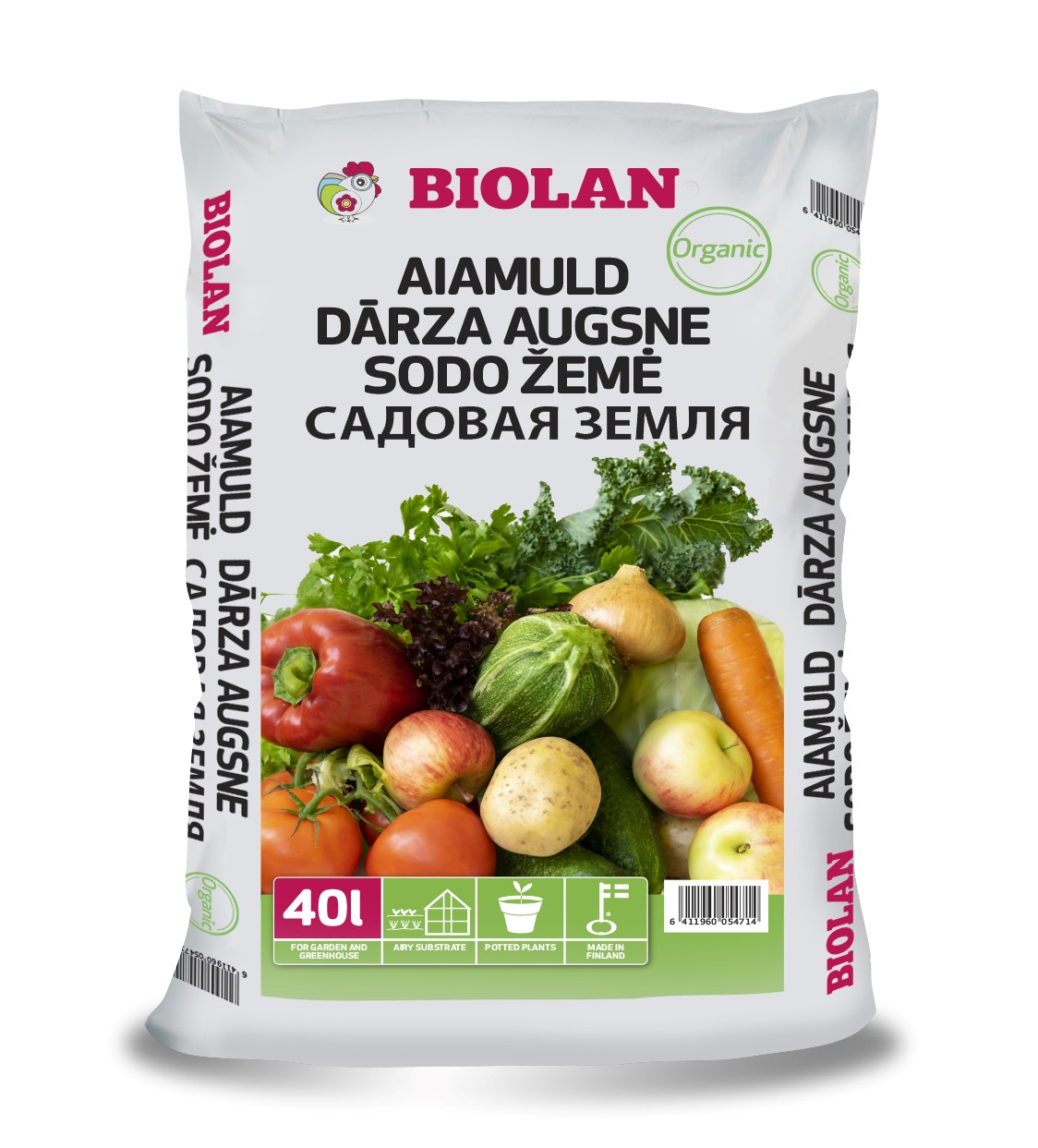 

Садовая земля Organic Biolan 40 л Biolan