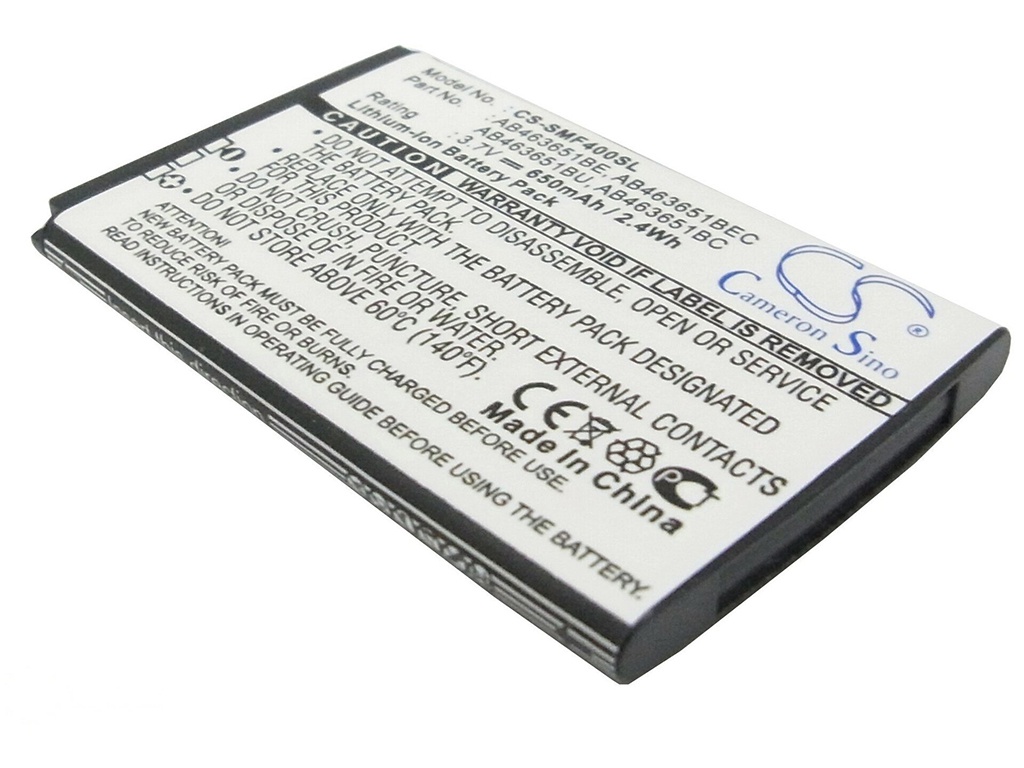 фото Аккумулятор cameronsino для samsung sgh-f400/sgh-f408/gt-m7500 650mah 066118 cameron sino