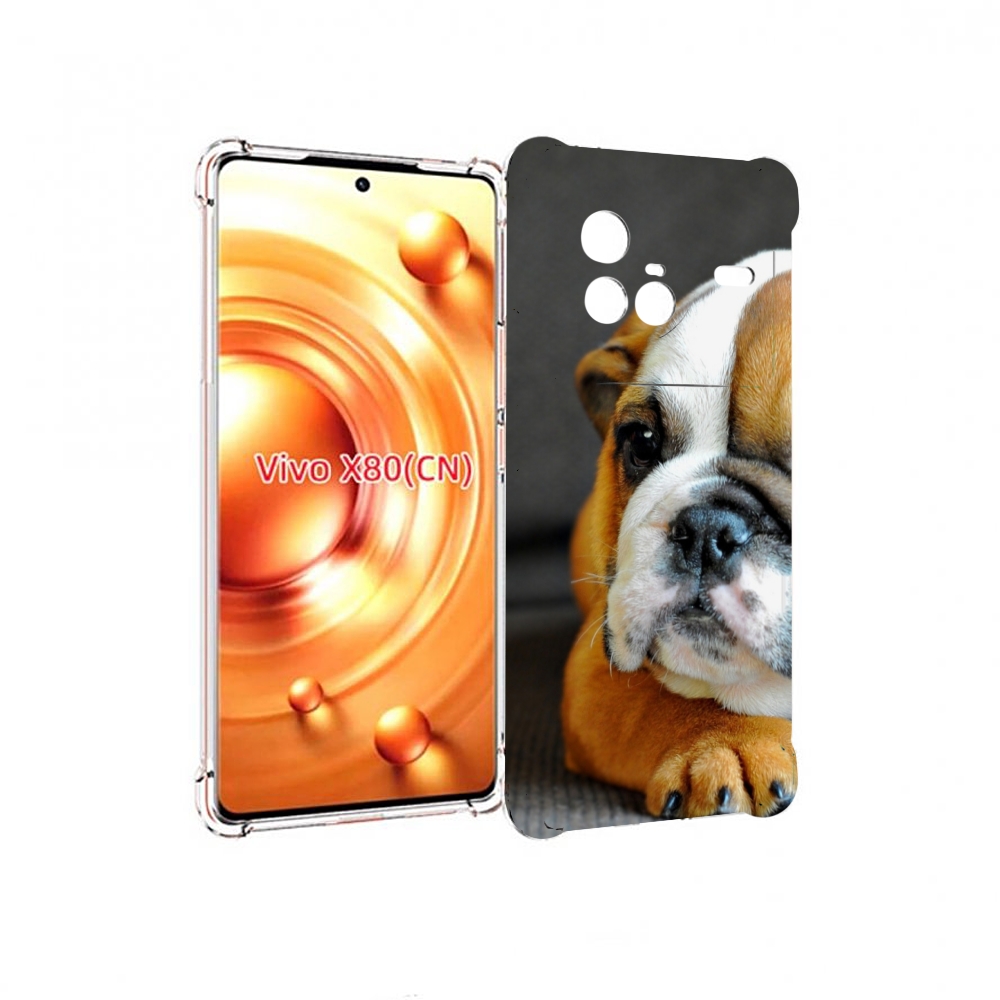 

Чехол Mypads АнглииСкии Бульдор Для Vivo X80, Прозрачный, Tocco