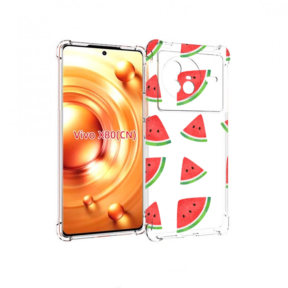 

Чехол Mypads Арбузики Для Vivo X80, Прозрачный, Tocco