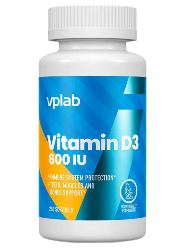 Купить Витамин Д3 VPLab 600 МЕ капсулы 240 шт., ВП Лаборатори
