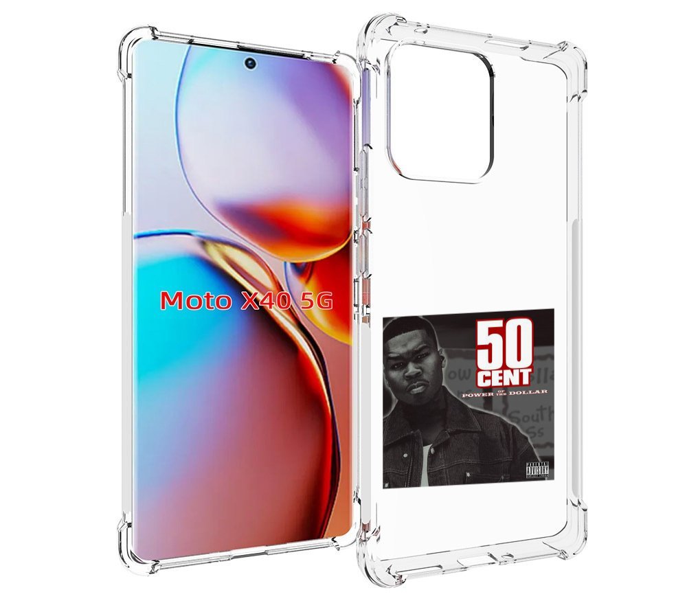 

Чехол MyPads 50 Cent - Power Of The Dollar для Motorola Moto X40, Прозрачный, Tocco