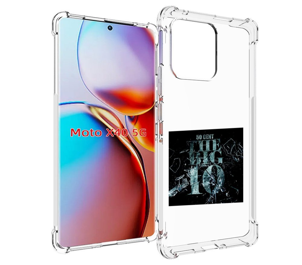 

Чехол MyPads 50 Cent - The Big 10 для Motorola Moto X40, Прозрачный, Tocco
