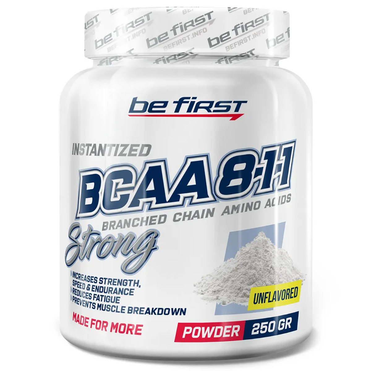 

Be First Instantized Power Strong 8:1:1 BCAA 250 г, без вкуса