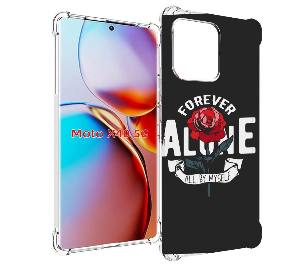

Чехол MyPads Alone для Motorola Moto X40, Прозрачный, Tocco