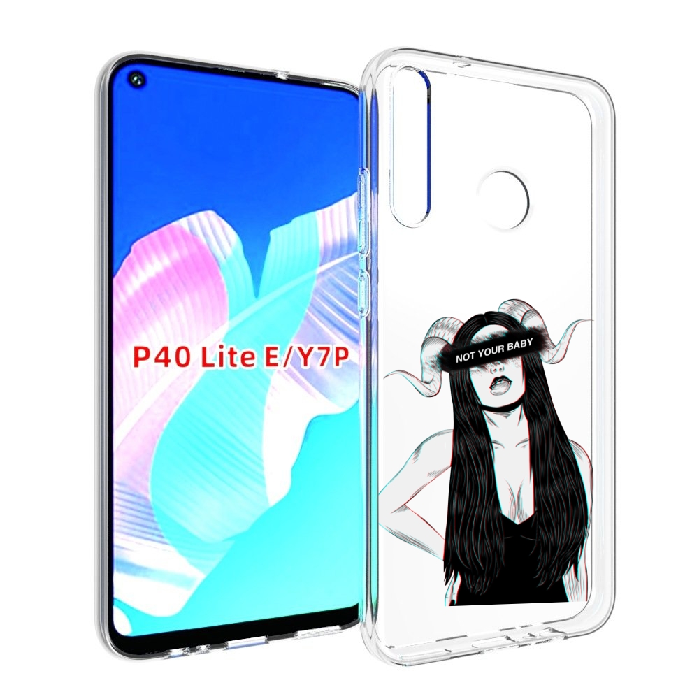 

Чехол бампер MyPads not-your для Huawei P40 Lite E, Прозрачный, Tocco