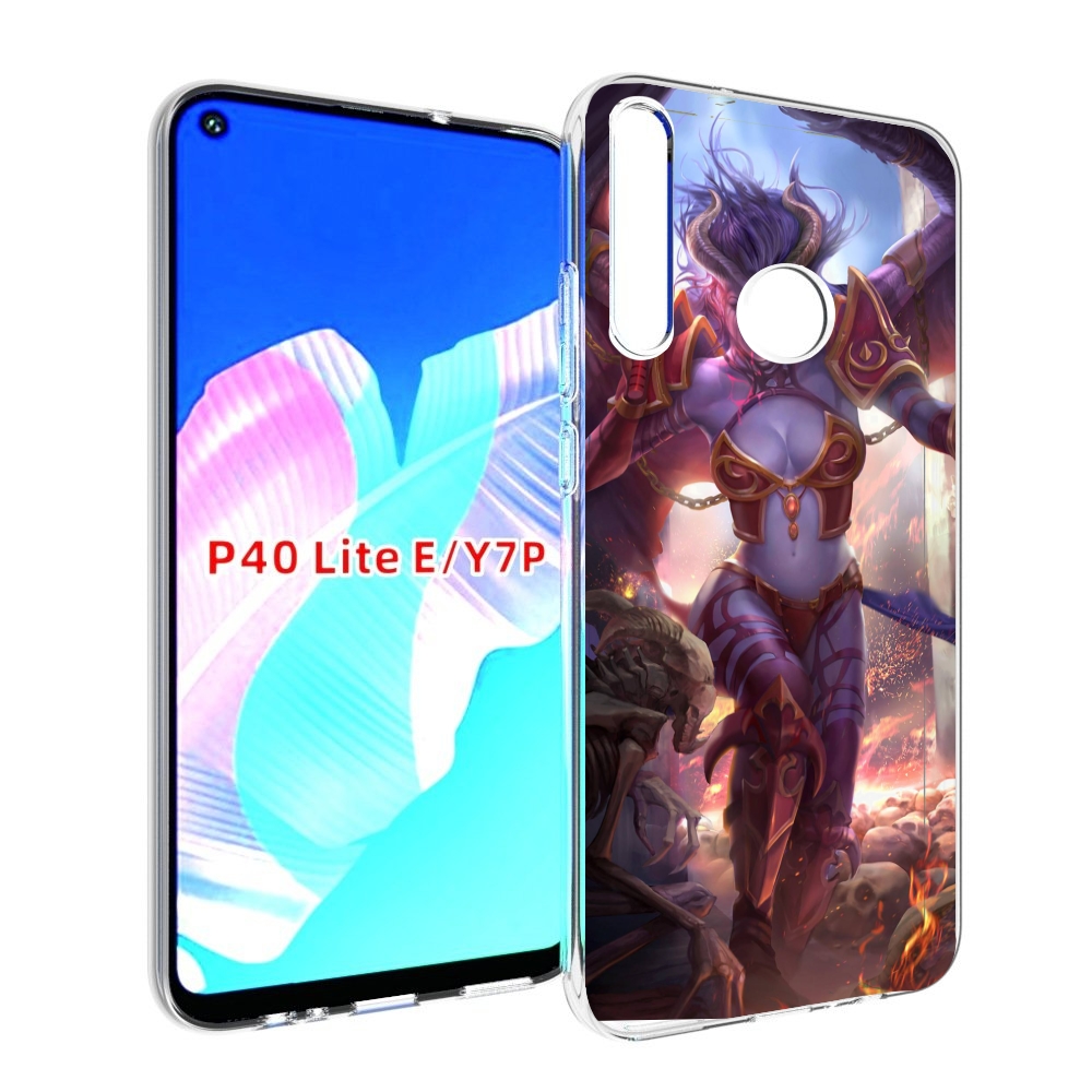 

Чехол бампер MyPads queen of pain dota 2 для Huawei P40 Lite E, Прозрачный, Tocco