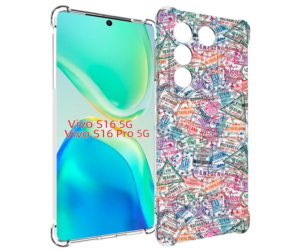 

Чехол MyPads загранчехол для Vivo S16 5G/S16 Pro 5G/V27/V27 Pro, Tocco