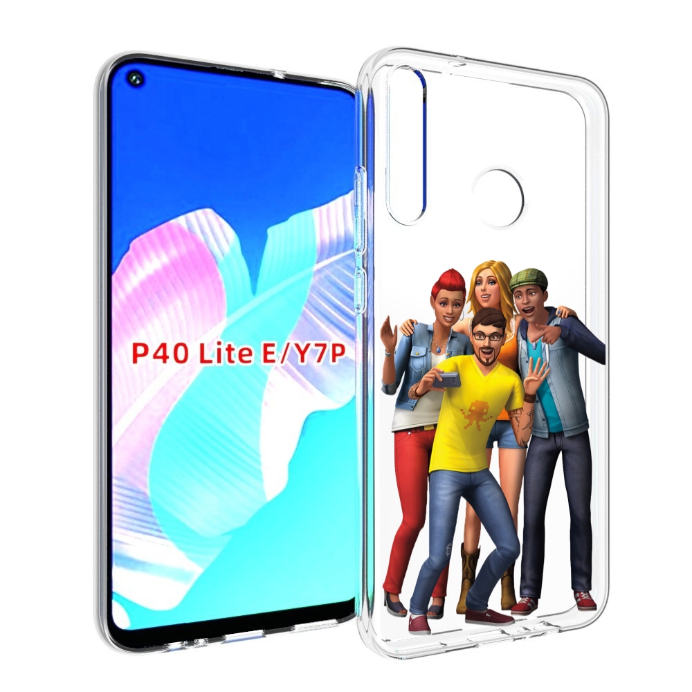 

Чехол бампер MyPads sims для Huawei P40 Lite E, Прозрачный, Tocco