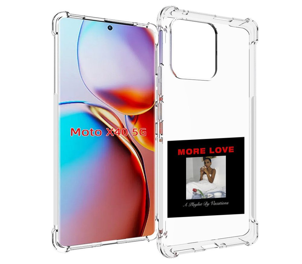 

Чехол MyPads Drake & Sade - More Love для Motorola Moto X40, Прозрачный, Tocco