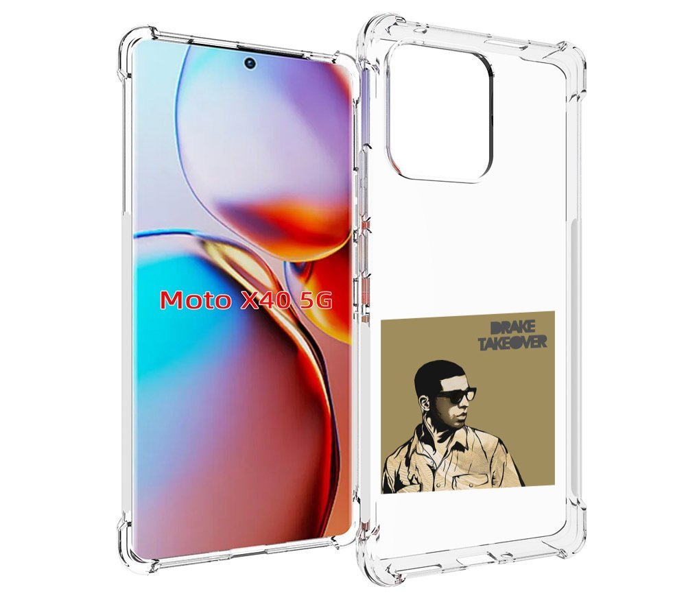 

Чехол MyPads Drake - Takeover для Motorola Moto X40, Прозрачный, Tocco