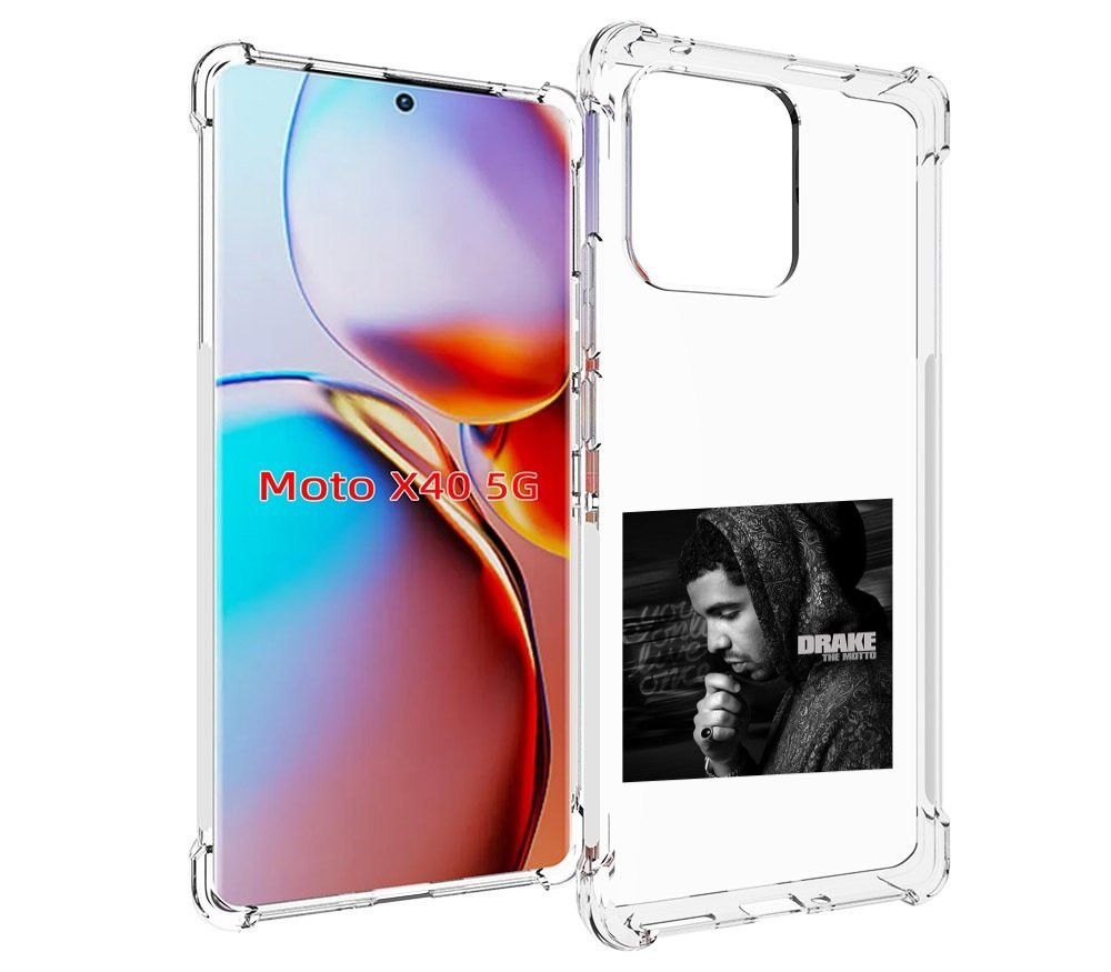

Чехол MyPads Drake - The Motto для Motorola Moto X40, Прозрачный, Tocco