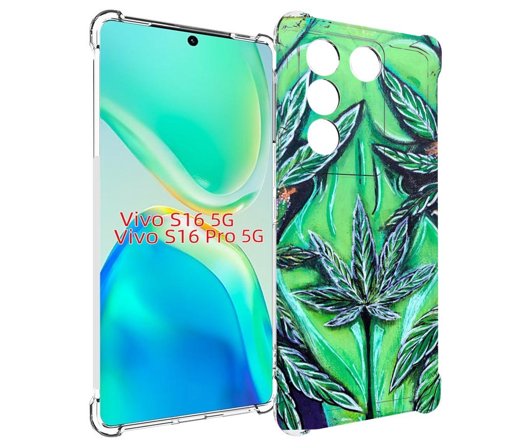 

Чехол MyPads зеленая девушка для Vivo S16 5G/S16 Pro 5G/V27/V27 Pro, Tocco