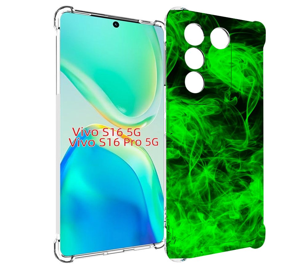 

Чехол MyPads зеленый-дымок для Vivo S16 5G/S16 Pro 5G/V27/V27 Pro, Tocco