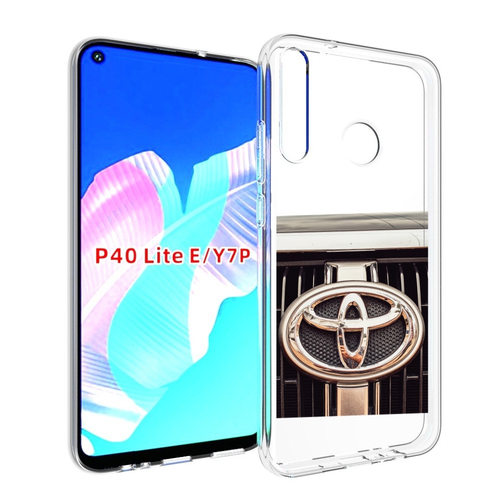 

Чехол бампер MyPads toyota тоиота 3 для Huawei P40 Lite E, Прозрачный, Tocco