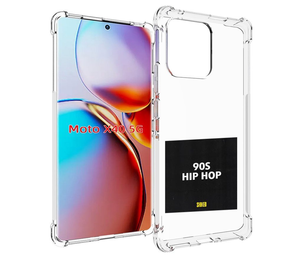

Чехол MyPads Eazy-E 90S Hip Hop для Motorola Moto X40, Прозрачный, Tocco