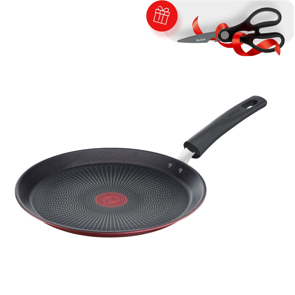 фото Сковорода блинная tefal 25 + ножницы tefal k1564174