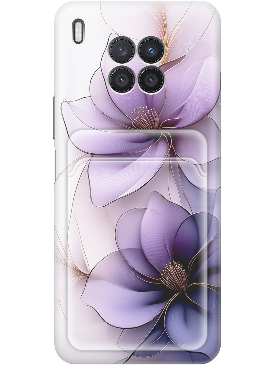 

Силиконовый чехол на Honor 50 Lite / Huawei Nova 8i с принтом с карманом для карты 849903, Белый;прозрачный;серый;фиолетовый, 732493821