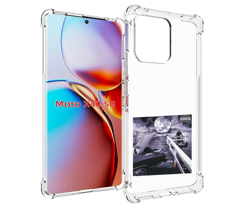 

Чехол MyPads Eminem THE SLIM SHADY LP для Motorola Moto X40, Прозрачный, Tocco