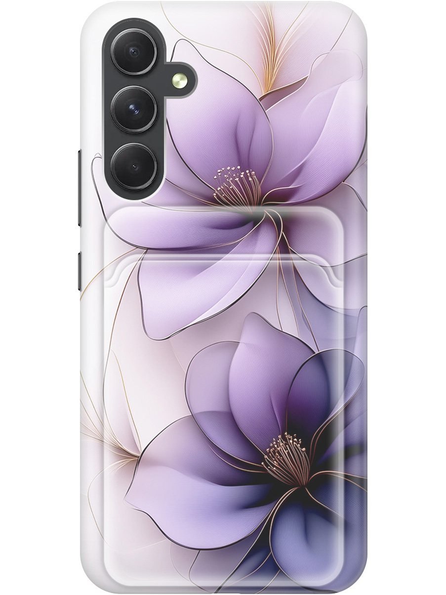 

Силиконовый чехол на Samsung Galaxy A54 5G с принтом с карманом для карты 849914, Белый;прозрачный;серый;фиолетовый, 769297621