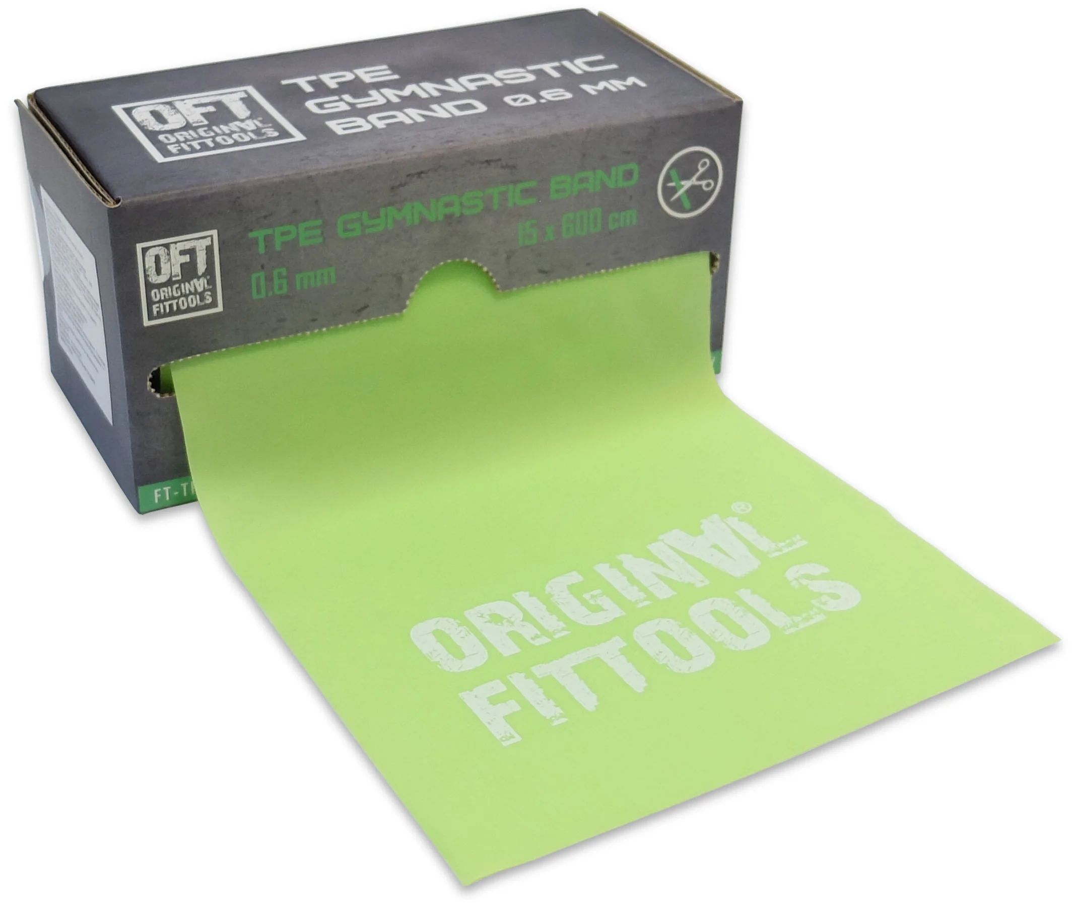 

Эспандер ленточный ORIGINAL FITTOOLS 6000х150х0,6 мм TPE, Зеленый, Tpe Gymnastic Band