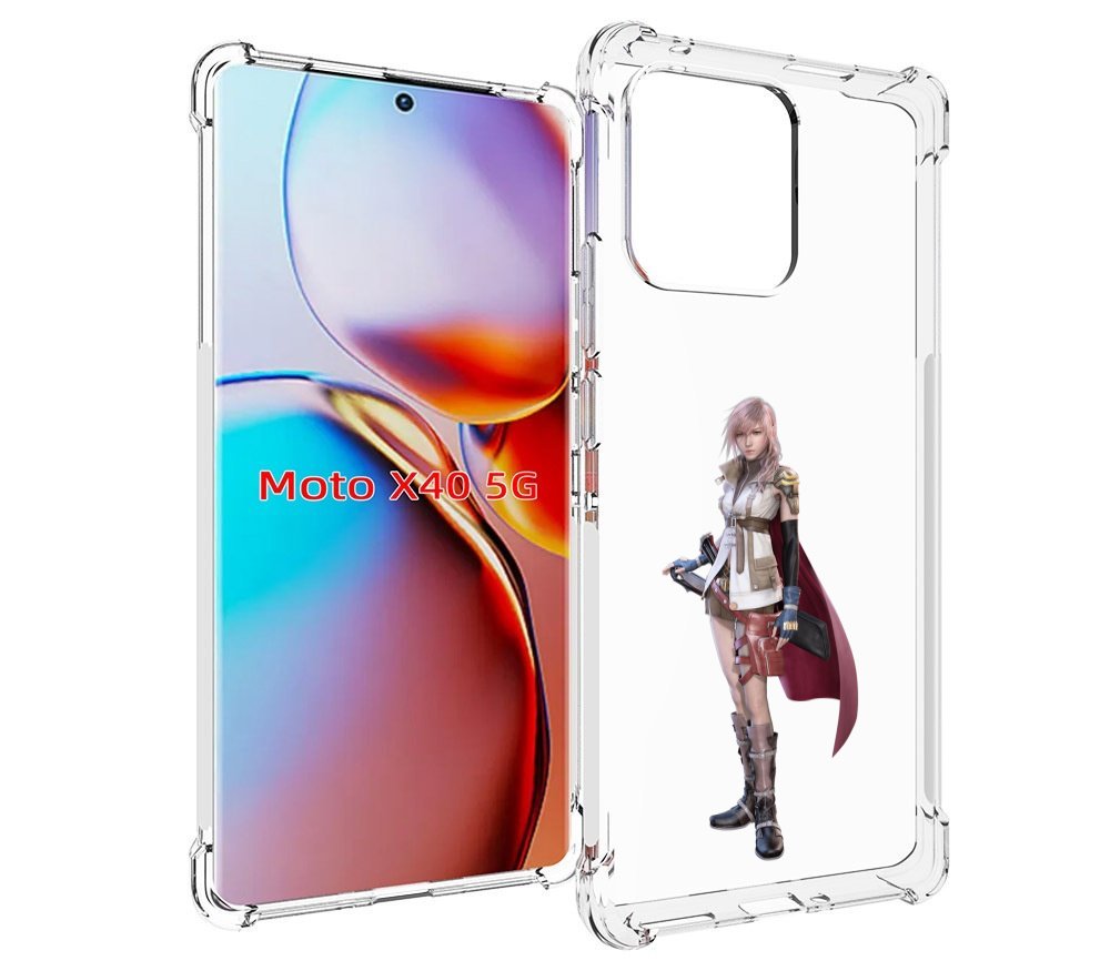 

Чехол MyPads Final-Fantasy для Motorola Moto X40, Прозрачный, Tocco
