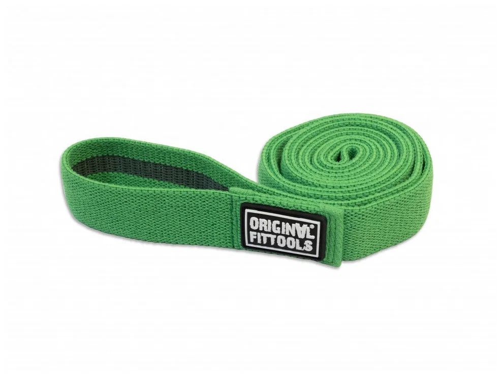 

Эспандер ленточный тканевый ORIGINAL FITTOOLS сопротивление 20-25 LBS, Зеленый