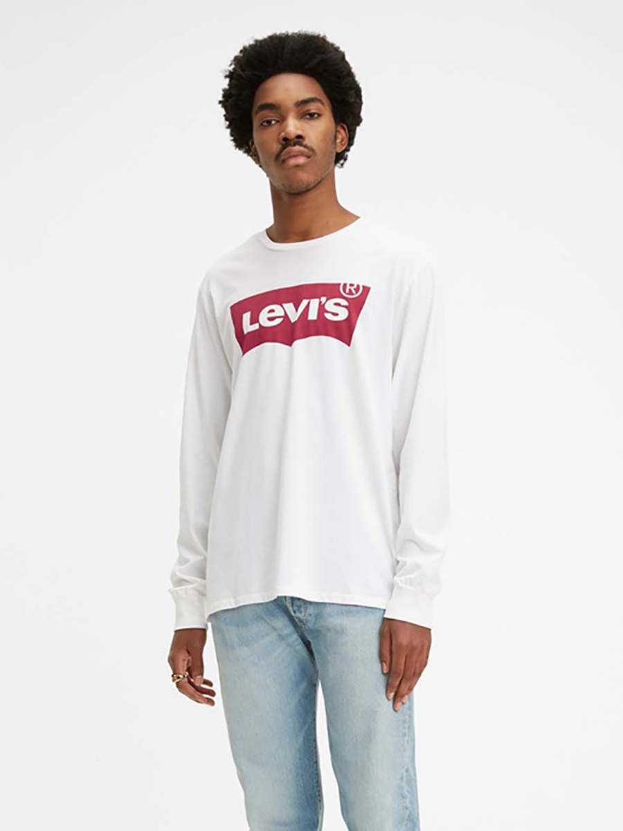 

Лонгслив мужской Levi's 36015-0010 белый S, 36015-0010
