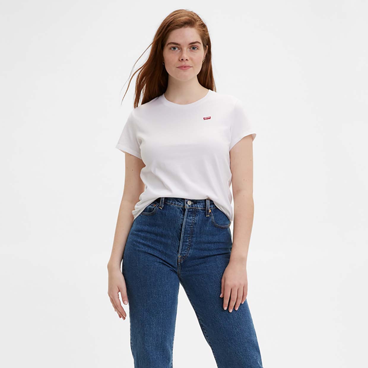 фото Футболка женская levi's 39185-0006 белая 2xs